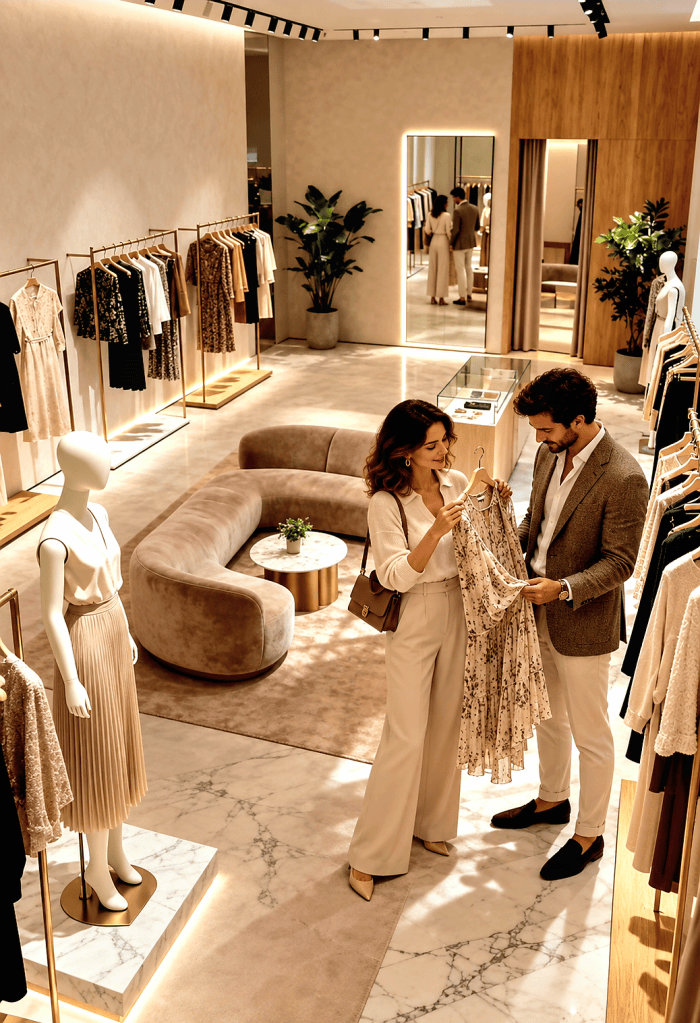 Showroomda ürün seçimi